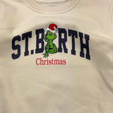 SAINT BARTH felpa girocollo tinta unita con stampa Panna per Bambino HUT000004 PANNA SAINT BARTH 