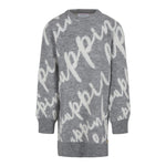 PINKO abito in maglia logato girocollo Grigio per Bambina F4PIJGDR047 GRIGIO PINKO 