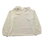 M+E' shirt tinta unita con colletto Bianco per Neonata UE1023 BIANCO M+E' 