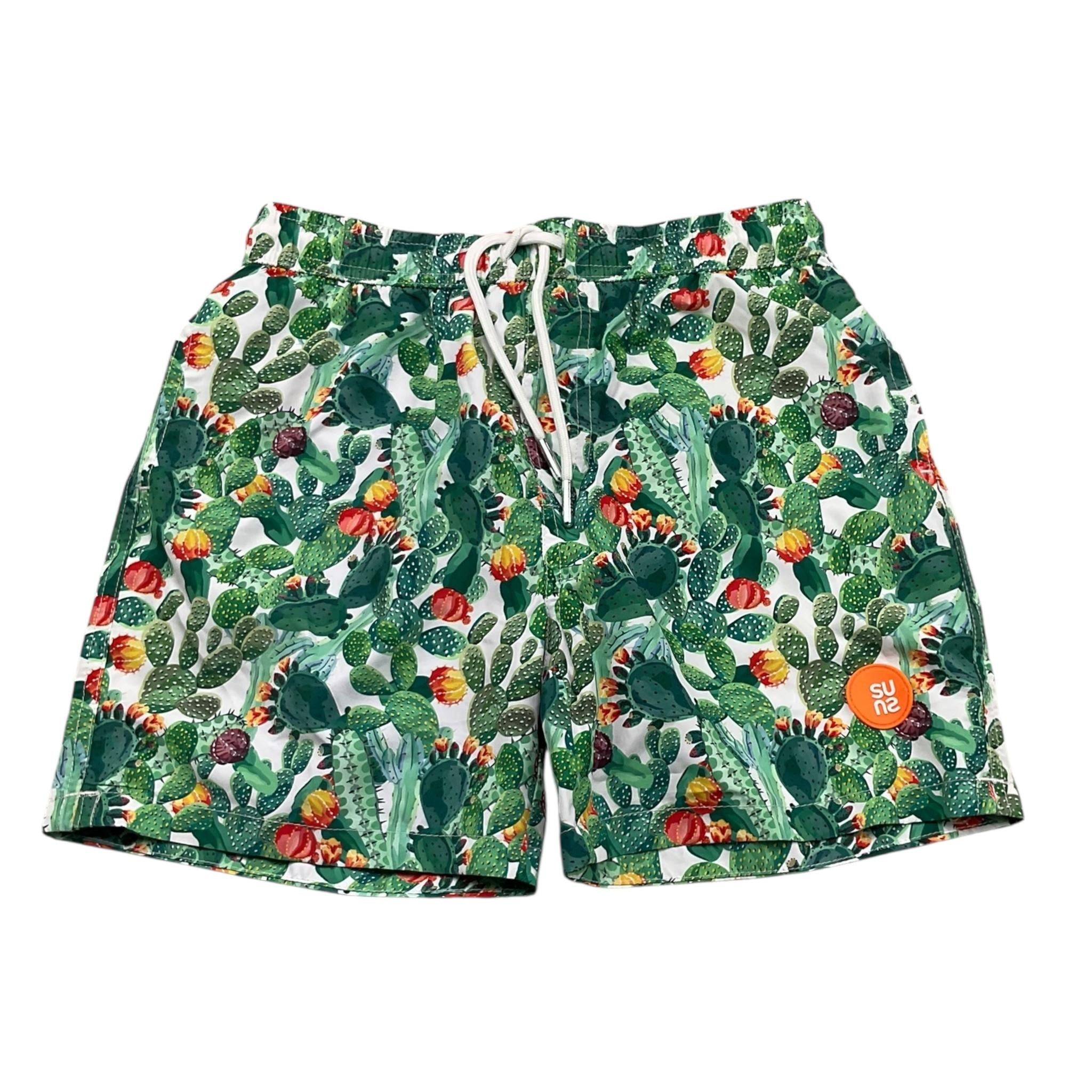 Suns  Costume Modello Boxer Tinta Unita con Fantasia per Bambino BXS0103UU BIANCO SUNS 