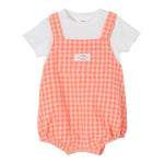 Teddy E Minou Completo 2 Pezzi T-Shirt-Pagliaccetto per Neonato E25CP063C3159 ARANCIONE FLUO TEDDY E MINOU 