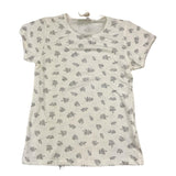 Story Loris T-Shirt Intima Tinta Unita Con Fantasia Panna Per Bambina