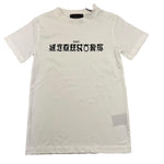 JOHN RICHMOND t-shirt girocollo tinta unita con stampa in contrasto Bianco per Bambino RBA25038TS BIANCO JOHN RICHMOND 