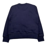 SUN68 felpa chiusa girocollo tinta unita con logo Blu per Bambino F44324 BLU SUN68 