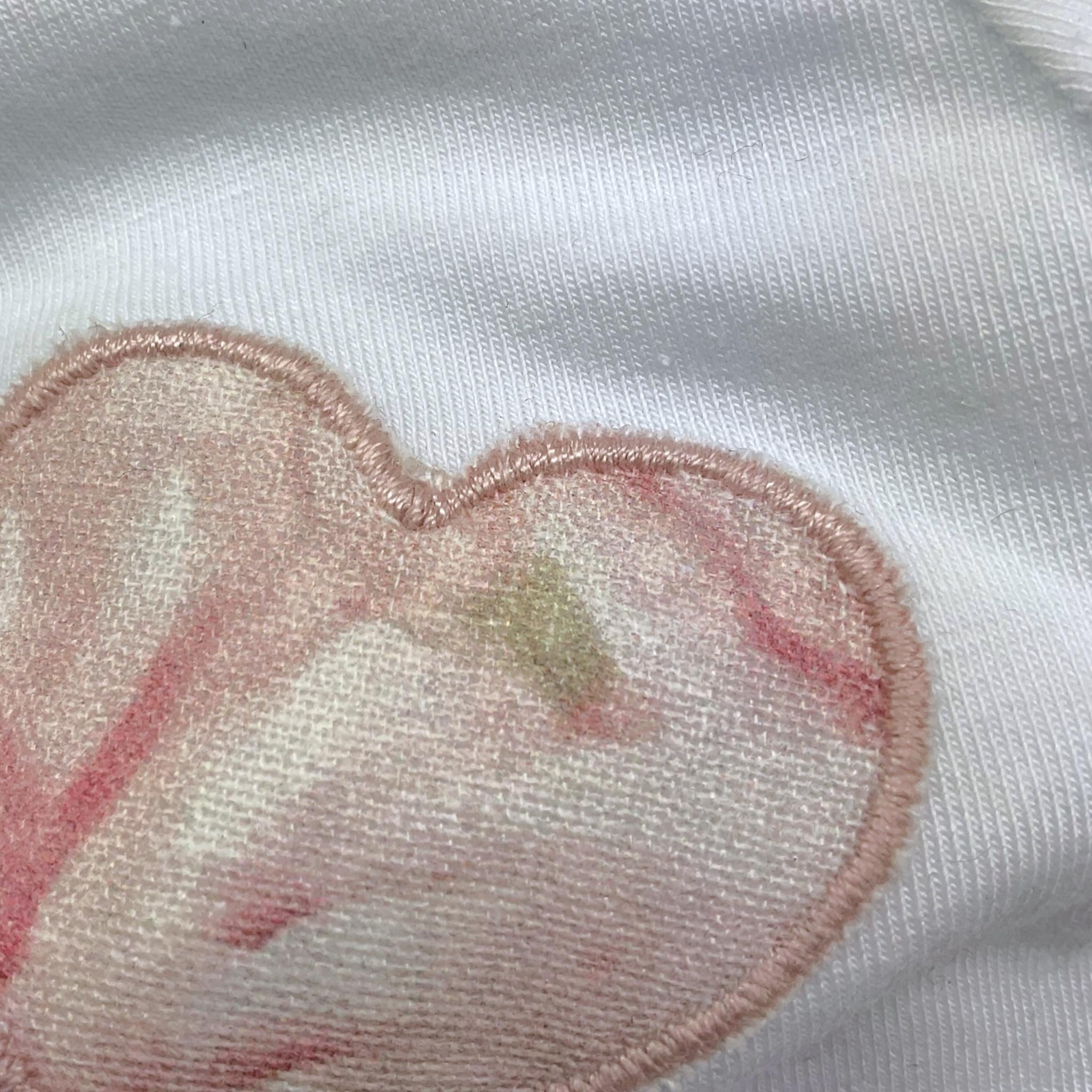 MARLU' cappello tinta unita con stampa Bianco per Neonata EP2973 BIANCO MARLU' 