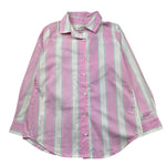 Saint Barth Camicia Bicolore con Fantasia A Righe per Bambina BRIG00300897 BIANCO/ROSA SAINT BARTH 