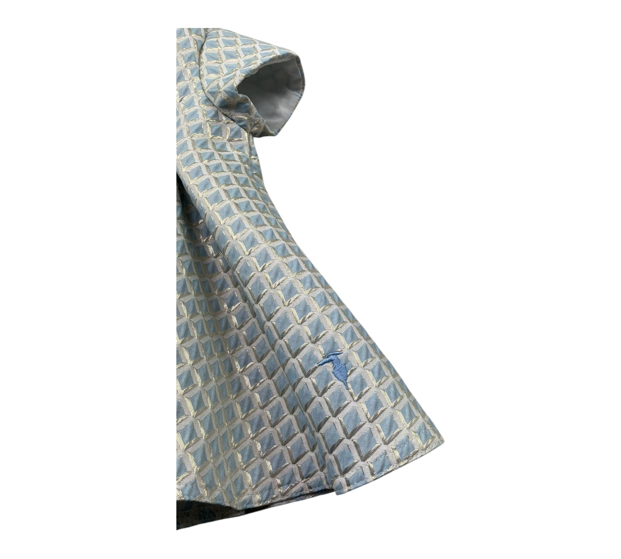 Trussardi Abito Mezza Manica Stampa Fantasia per Neonata TIP26150VE AZZURRO TRUSSARDI 