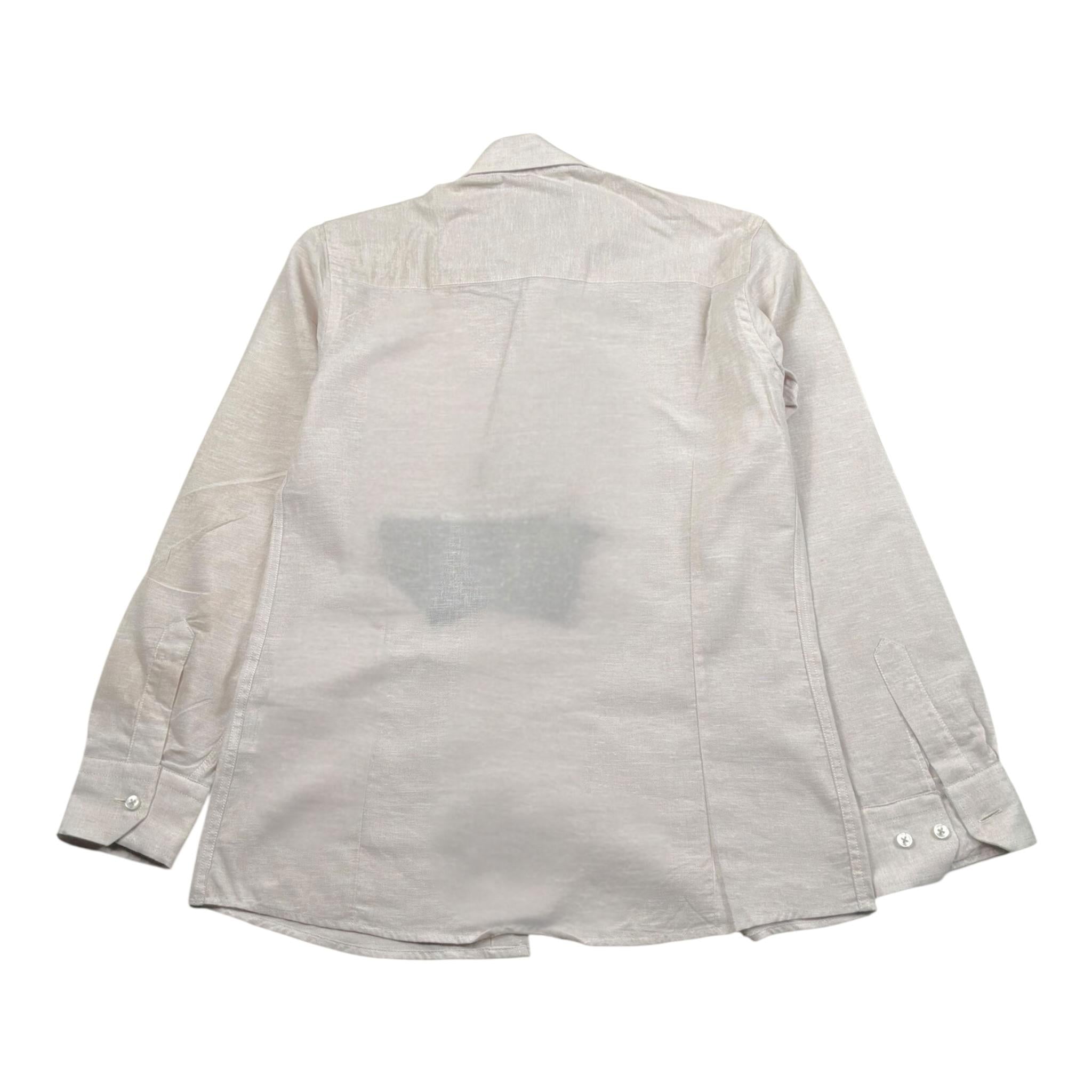 Emanuel Pris Camicia Manica Lunga Tinta Unita per Bambino ECM4169RX BEIGE EMANUEL PRIS 