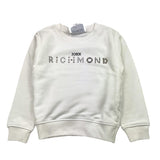 JOHN RICHMOND felpa tinta unita con stampa Bianco per Bambina RBA24086FE BIANCO JOHN RICHMOND 