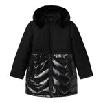 NAME IT cappotto tinta unita con zip e cappuccio Nero per Bambina 132333961 NERO NAME IT 