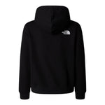 THE NORTH FACE felpa chiusa con cappuccio tinta unita con logo Nero per Bambino NF0A89HBJK31L NERO THE NORTH FACE 
