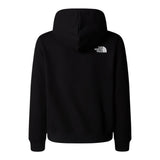 THE NORTH FACE felpa chiusa con cappuccio tinta unita con logo Nero per Bambino NF0A89HBJK31L NERO THE NORTH FACE 