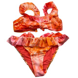 Mefui Costume 2 Pezzi Multifantasia per Bambina MJ250611X32 ARANCIONE MEFUI 