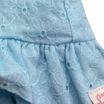 Saint Barth Cappello Tinta Unita Traforato per Neonata 00973L AZZURRO SAINT BARTH 