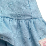 Saint Barth Cappello Tinta Unita Traforato per Neonata 00973L AZZURRO SAINT BARTH 