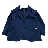 Le Bebe' Giacca Tinta Unita con Bottoni per Neonato LBB5412 BLU LE BEBE' 