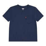 Levi'S T-Shirt Girocollo tinta unita con Stampa Blu per Bambino 9EM359X BLU LEVI'S 