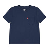 Levi'S T-Shirt Girocollo tinta unita con Stampa Blu per Bambino 9EM359X BLU LEVI'S 