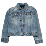 John Richmond Giubbino In Denim Tinta Unita con Logo per Bambino RBP26050GB AZZURRO JOHN RICHMOND 