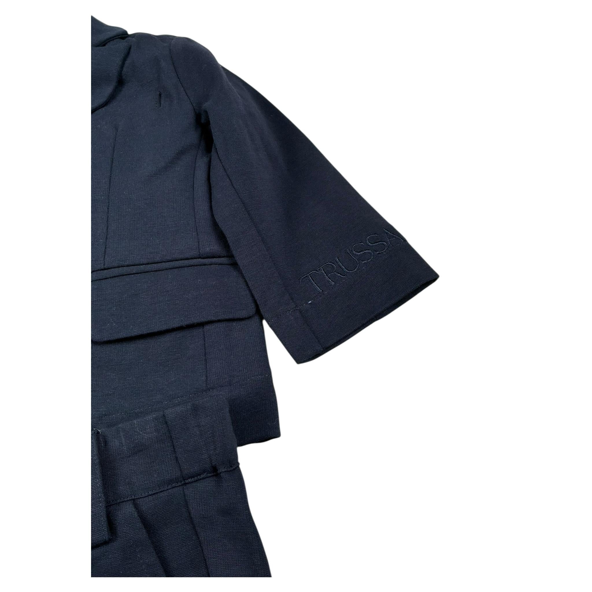 Trussardi Completo 3 Pezzi Giacca-Gilet-Pantalone Tinta Unita per Bambino TIP25063GCJ BLU TRUSSARDI 