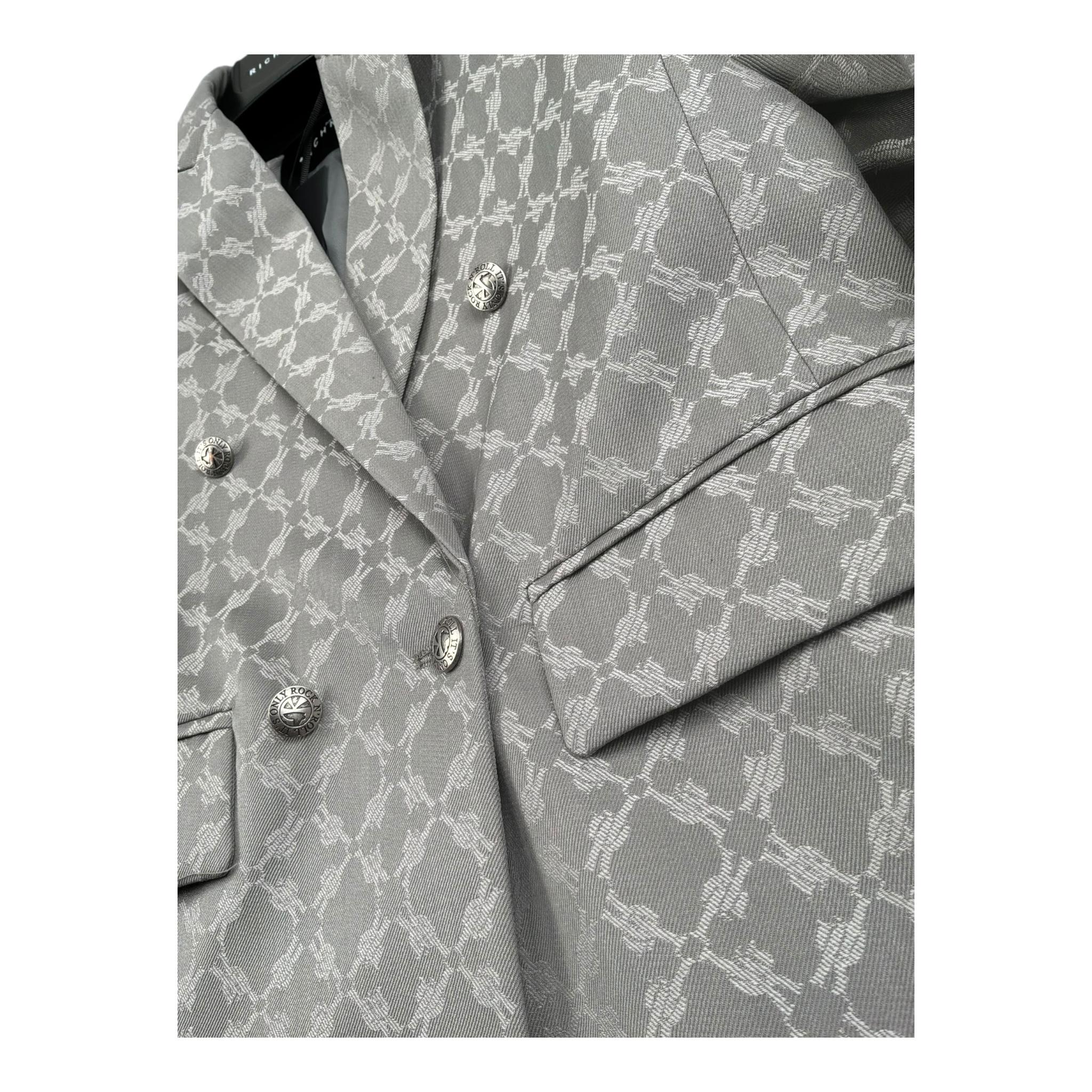 John Richmond Giacca Tinta Unita con Fantasia per Bambino RBP26094GC GRIGIO JOHN RICHMOND 