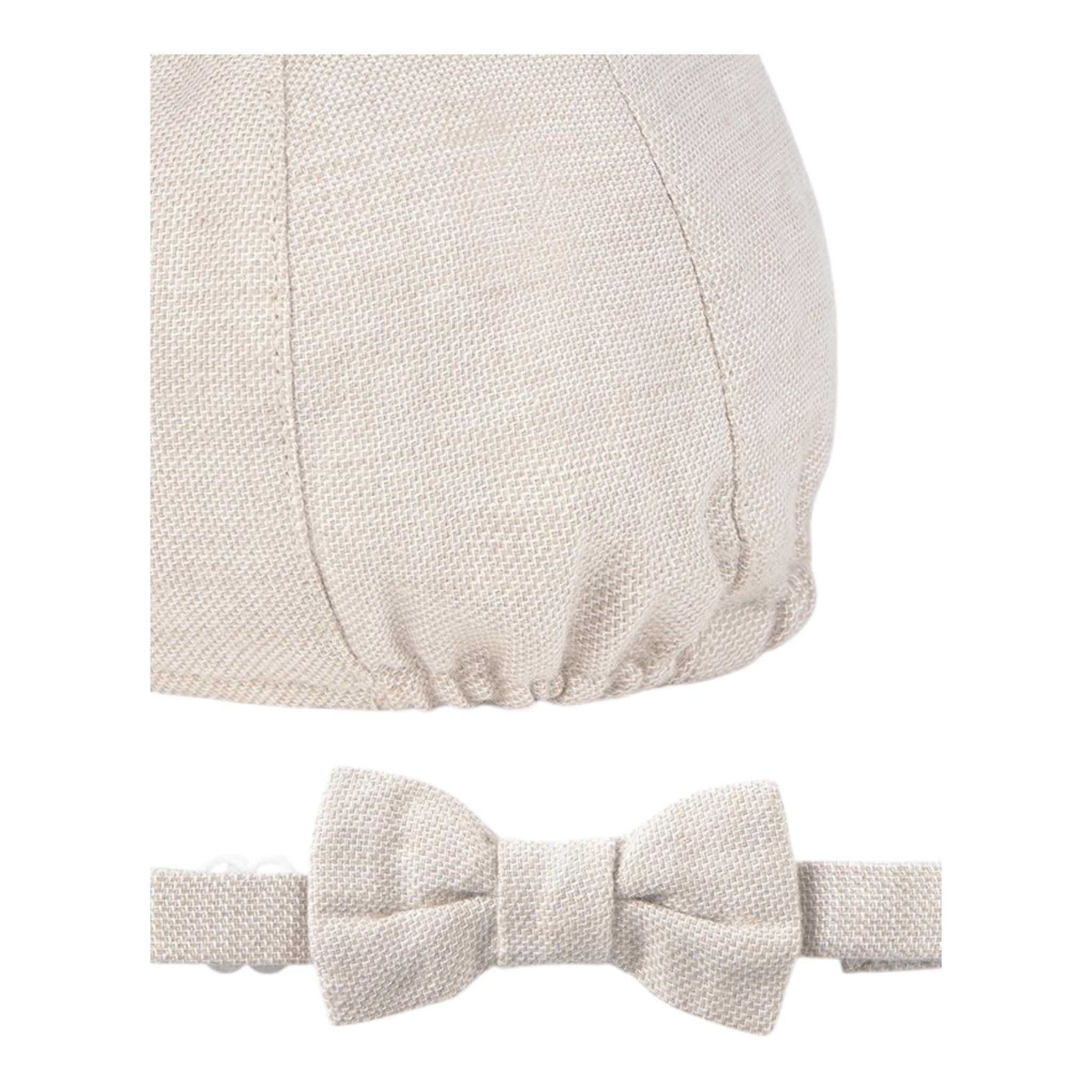 Mayoral Cappello Tinta Unita con Papillon per Neonato 9879X BEIGE MAYORAL 