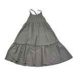 Petit Indi Abito Tinta Unita con Applicazioni per Bambina SS25BK6651 GRIGIO PETIT INDI 