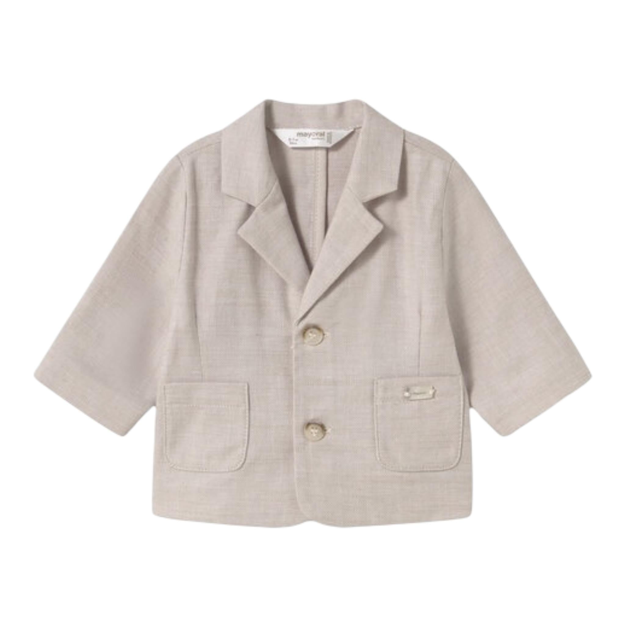 Mayoral Giacca tinta unita Beige per Neonato 1454X BEIGE MAYORAL 