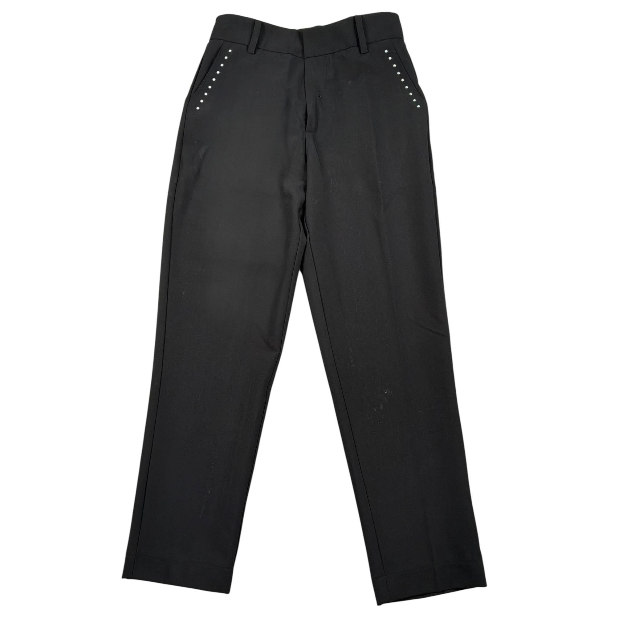 John Richmond Pantalone Tinta Unita con Borchie per Bambino RBP25172PAX NERO JOHN RICHMOND 