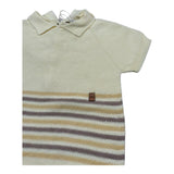 Wedoble Pagliaccetto Mezza Manica Tinta Unita per Neonato V2507305R GIALLO WEDOBLE 