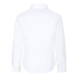 EMPORIO ARMANI camicia tinta unita con logo Bianco per Bambino 8N4CJ0 BIANCO EMPORIO ARMANI 