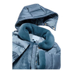 ABEL & LULA giubbino tinta unita con zip e cappuccio Azzurro per Neonata 5818X AZZURRO ABEL & LULA 