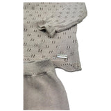 Le Bebe Completo 2 Pezzi Shirt-Ghettina Tinta Unita per Neonato LBG6270 BEIGE LE BEBE 