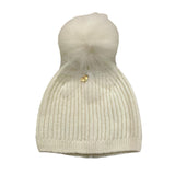 LE BEBE' cappello tinta unita con pon pon Bianco per Bambina LBG5509J BIANCO LE BEBE' 