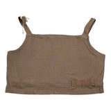 Dusty Color Top Tinta Unita per Bambina DJWS5004TP MARRONE DUSTY COLOR 