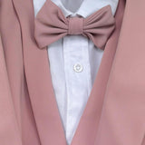 Antonio Notaro Completo 5 Pezzi Gilet-Giacca-Camicia-Papillions-Pantalone per Bambino BK7302 ROSA ANTONIO NOTARO 