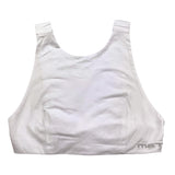 Met Top Tinta Unita con Elastico per Bambina ME162 BIANCO MET 