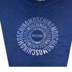 Moschino Abito Mezza Manica Tinta Unita con Stampa per Bambina HBV0EA BLU MOSCHINO 