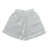 Il Gufo Short Tinta Unita con Elastico In Vita per Bambina P25PB181L6009J BIANCO IL GUFO 