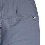 Cesare Paciotti Pantalone Tinta Unita con Elastico In Vita Azzurro Polvere per Bambino