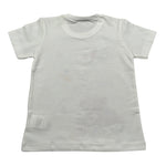 J.O. Milano T-Shirt Girocollo Tinta Unita con Stampe per Neonato 576D1 PANNA J.O. MILANO 