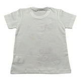 J.O. Milano T-Shirt Girocollo Tinta Unita con Stampe per Neonato 576D1 PANNA J.O. MILANO 