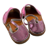 Colors Of California Espadrillas Tinta Unita Glitterati Rosa Per Bambina