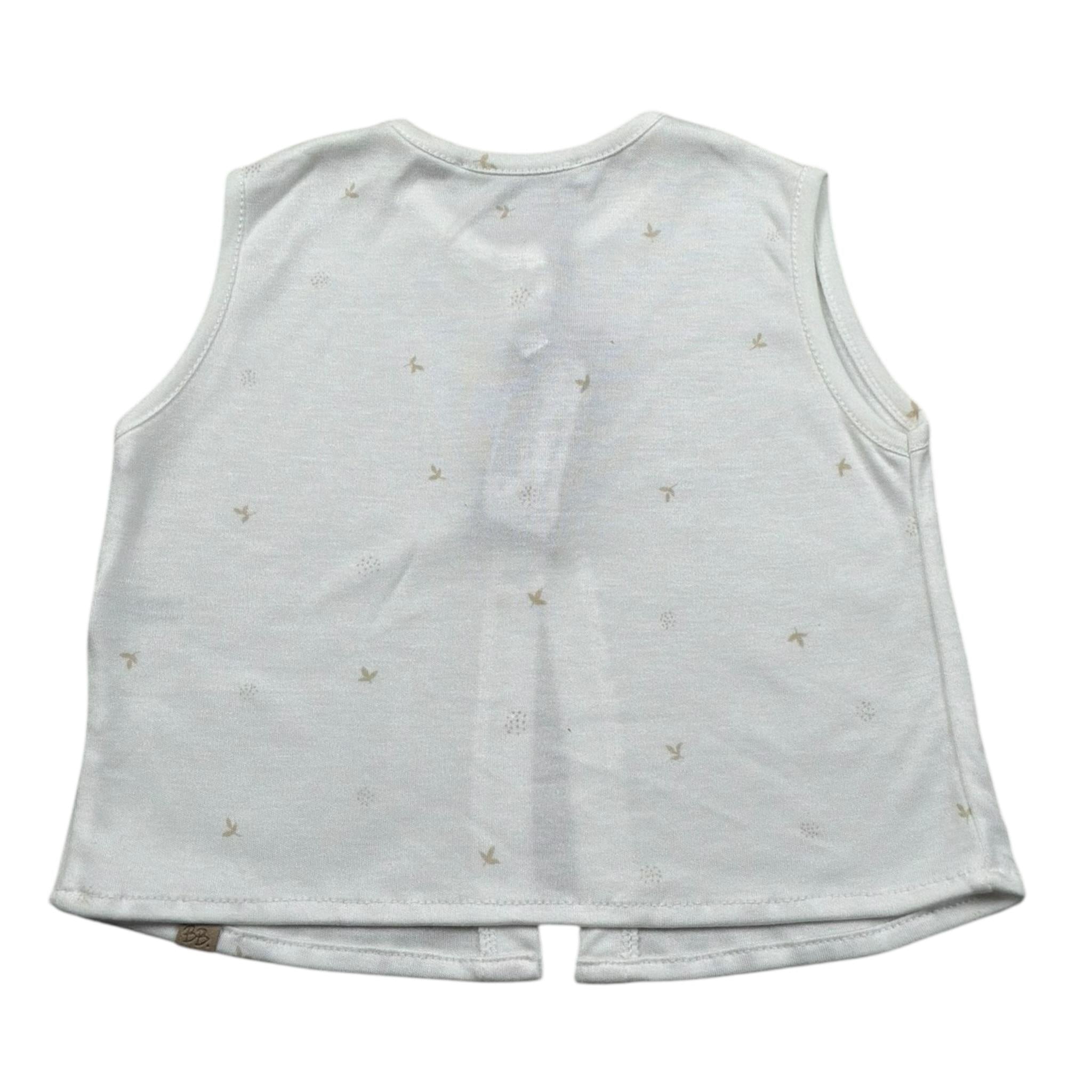 Bamboom+Babies Top Giromanica Tinta Unita per Neonata 806 PANNA BAMBOOM+BABIES 