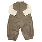 IL GUFO tutina bicolore manica lunga Bianco/beige per Neonata A24TL226W0003 BIANCO/BEIGE IL GUFO 