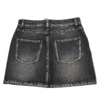 MOSCHINO gonna in denim tinta unita  Nero per Bambina HDJ03Z NERO MOSCHINO 