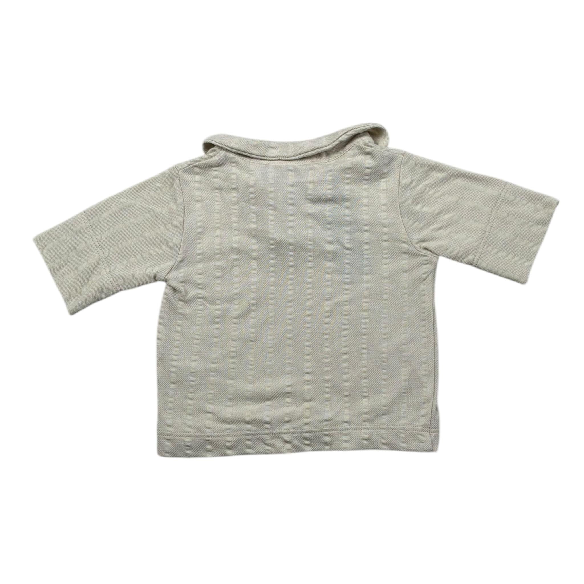 Bamboom+Babies Polo Mezza Manica Tinta Unita per Neonato 885 BEIGE BAMBOOM+BABIES 