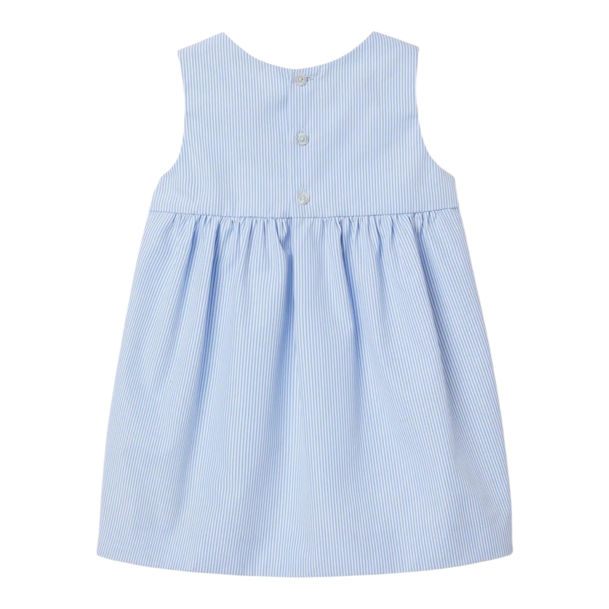 Gucci Abito Giromanica Fantasia A Righe per Neonata 813539 BIANCO/AZZURRO GUCCI 