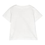 Dixie T-Shirt Tinta Unita Girocollo con Stampa per Bambina MB62030G39 BIANCO DIXIE 
