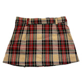 PICCOLA LUDO gonna stampa fantasia scozzese Beige per Bambina BS8WB062 BEIGE PICCOLA LUDO 